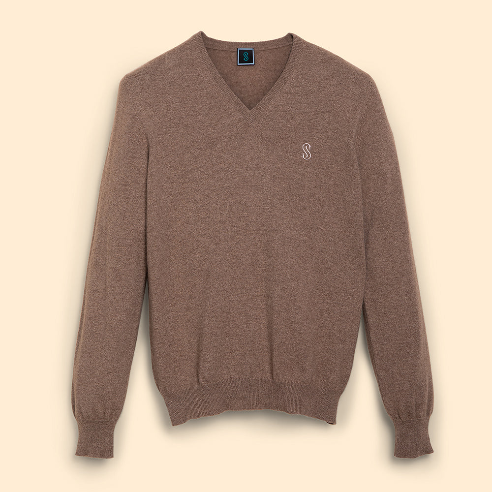 Beige cashmere sweater Man - Scuderia 1918