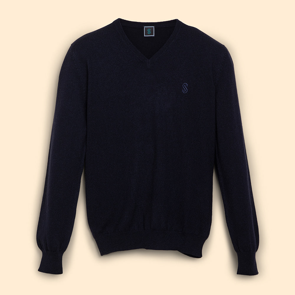 Blue cashmere sweater Man - Scuderia 1918