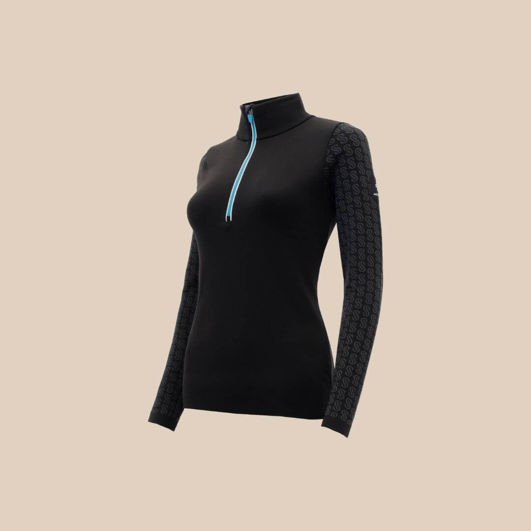 Thermal Shirt with Zip Newland x Scuderia 1918 Woman