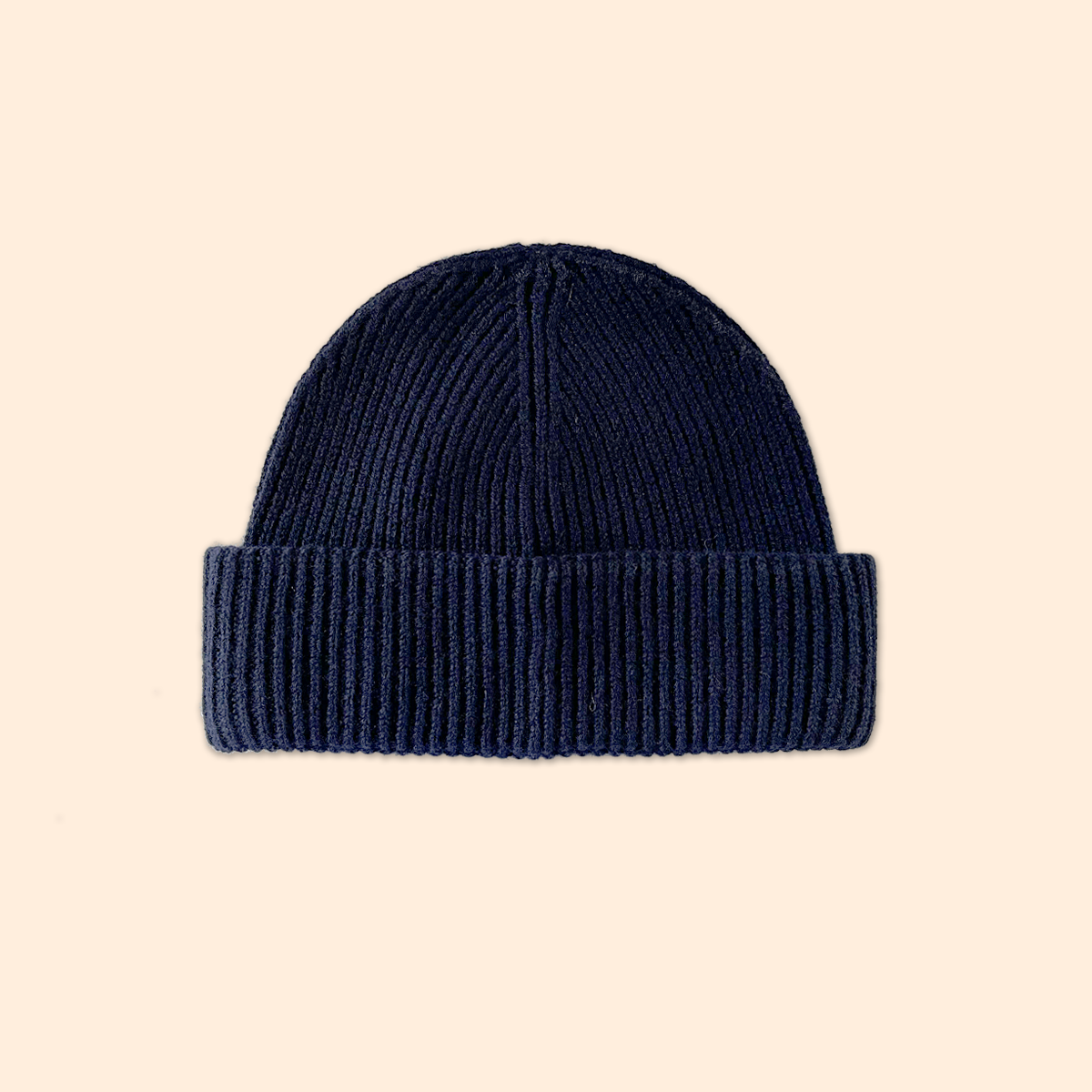 Bonnet en Laine Bleu Foncé