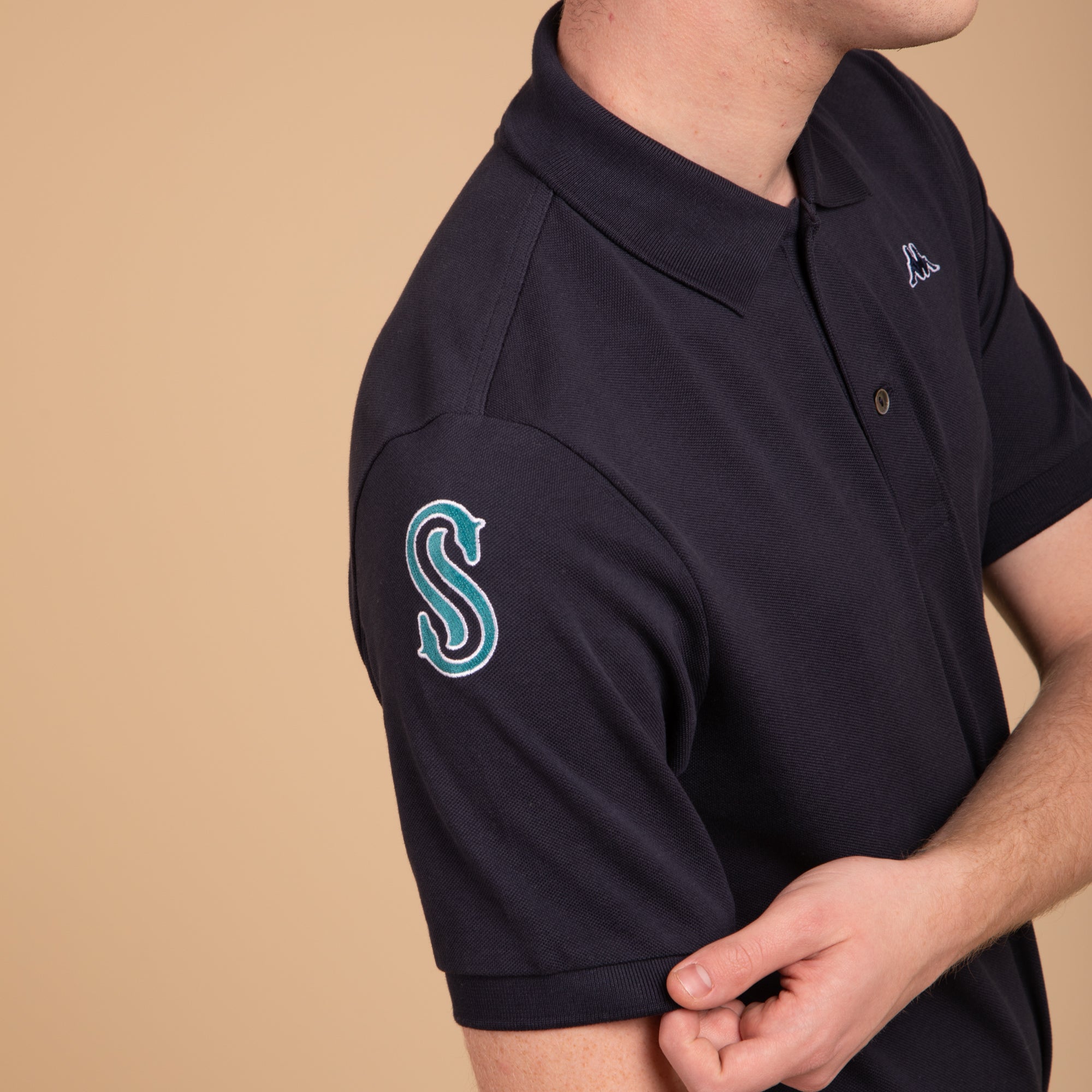 Black Polo Classic-Fit Man - Scuderia1918