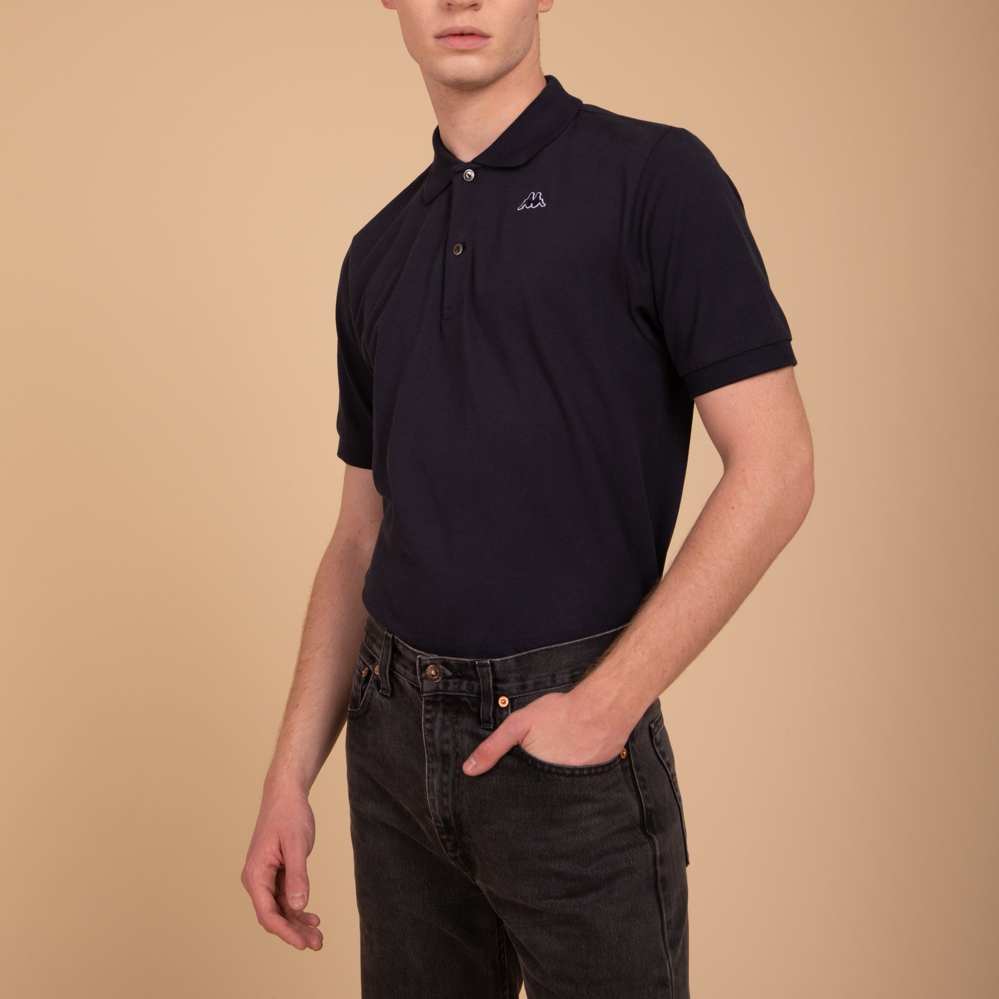 Black Polo Classic-Fit Man - Scuderia1918