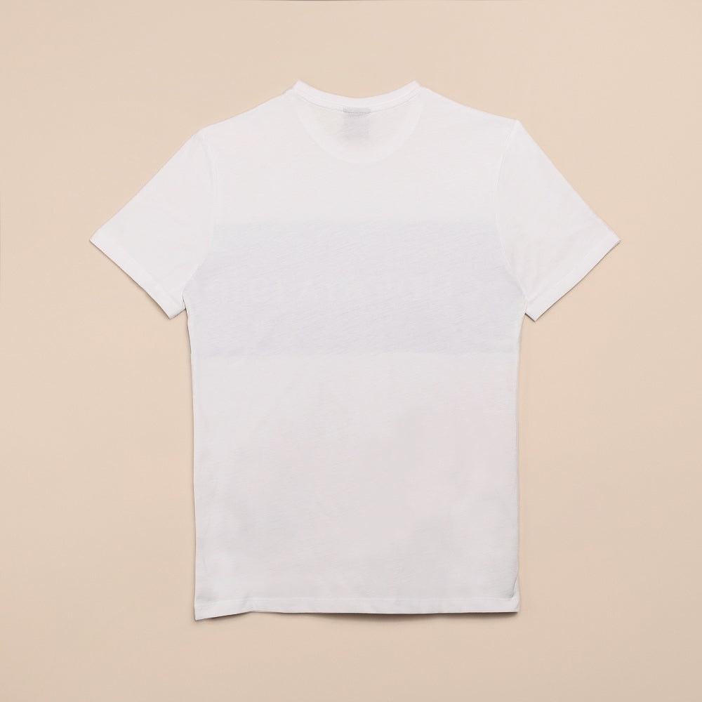 T-Shirt Logo Blanc Homme