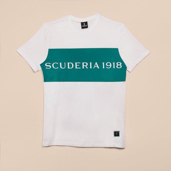 White Logo T-Shirt Man