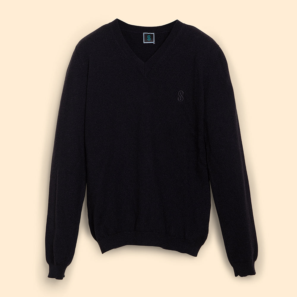 Black cashmere sweater Woman - Scuderia 1918