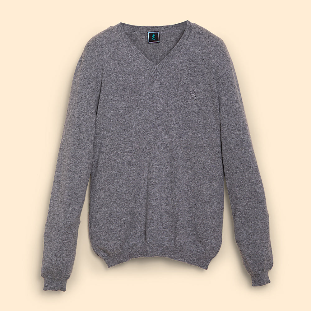 Grey cashmere sweater Woman - Scuderia 1918