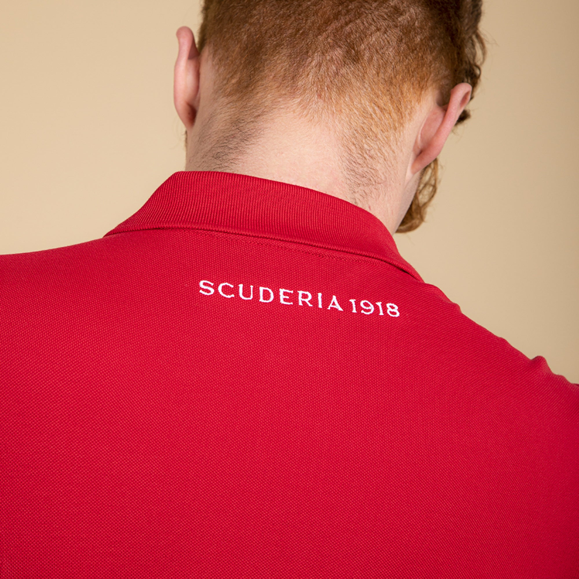 Red Polo Classic-Fit Man - Scuderia1918